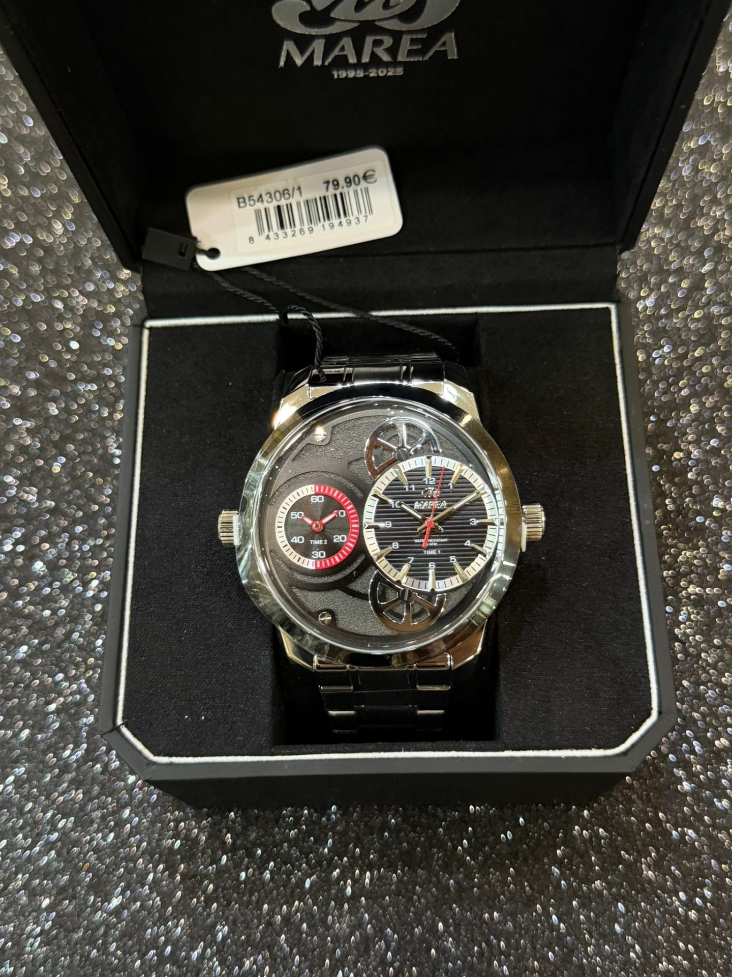 Reloj Marea Dual Time dos esferas acero — relojería en Carabanchel Madrid